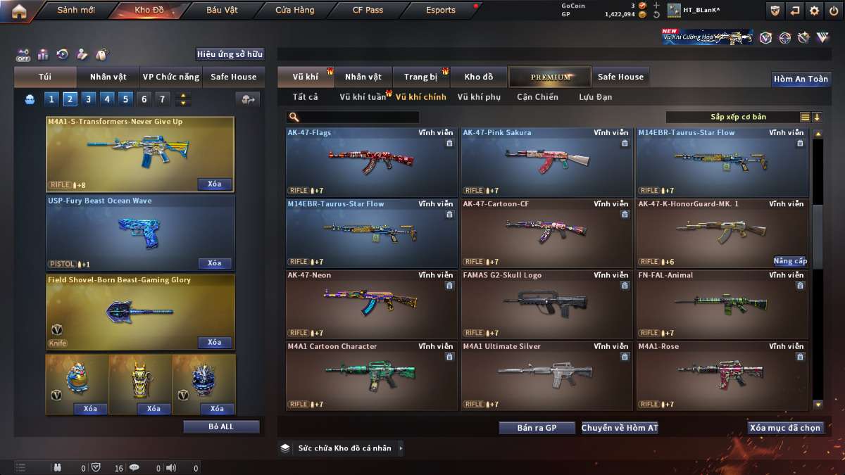 shop acc cf uy tin gia re